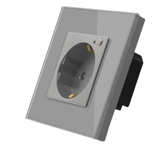 Розетка Bseed 1х - grey